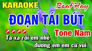 Karaoke Đoạn Tái Bút (Beat Hay) Tone Nam Nhạc Sống | Hoài Phong