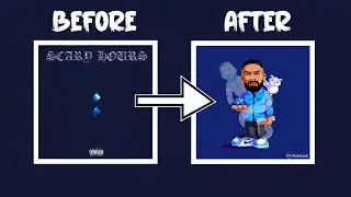 Remaking Drake's Cover Art (Scary Hours 2)