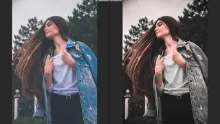 Black Moody Tone In Photoshop #photoshop #viral