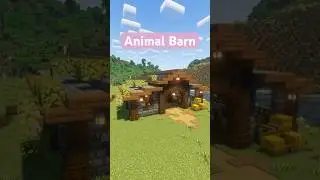 Minecraft Animal Barn Design!