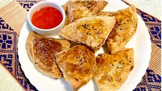পরোটা দিয়ে মাত্র ১০মিনিটে পাফ প্যাটিস বানানোর রেসিপি॥Air fryer easy recipe॥Chicken patties