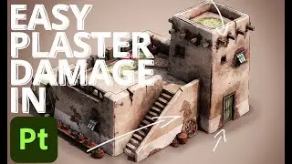 Easy Plaster Damage In Substance Painter