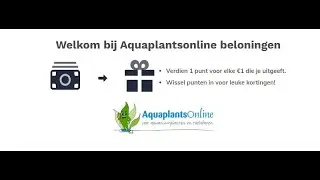 Aquaplantsonline - How to... Spaarpunten/Beloningen inwisselen - Redeem Loyalty Points/Rewards