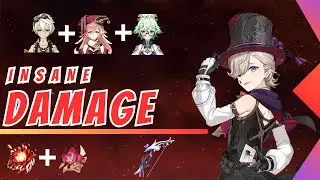 C0 Lyney is INSANE!! Lyney Artifacts - Genshin Impact