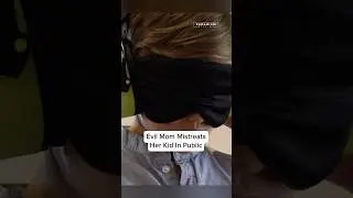 Evil Mom Mistreats Her Kid In Public #shorts