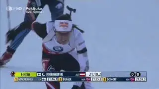 KATHARINA INNERHOFER 1.Platz Sprint 7,5km Pokljuka 2014
