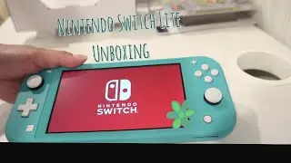Nintendo Switch Lite Unboxing 💙🕹