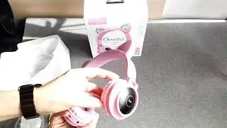 Беспроводные bluetooth наушники с ушками Hoco W27 Cat ear