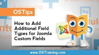 How to Add Additional Field Types for Joomla Custom Fields