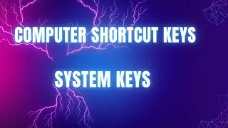 Computer Shortcut Keys in MS Office and Windows