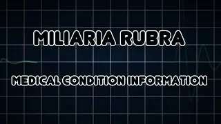 Miliaria rubra (Medical Condition)