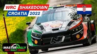 WRC Rallye Croazia 2023 shakedown