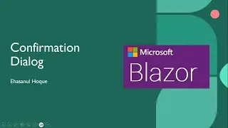 Confirmation Dialog in blazor | .NET 8 Blazor Webassembly