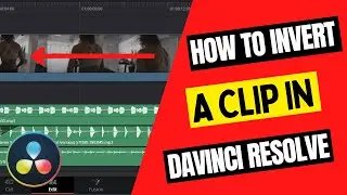 How to invert a clip in DAVINCI RESOLVE