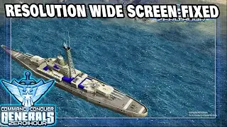 How To Fix Generals Zero Hour Wide Screen Full Screen Resolution