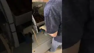Cнятие клеевой ванны на станке Format 4 Tempora 60.06 \ 45.03