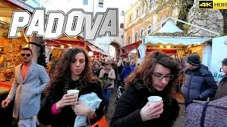 Italy Christmas In PADOVA City Walk 🇮🇹