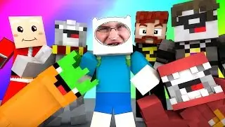 Minecraft Mini-Game : DO NOT LAUGH! (DEMON SANTA, CARROT WITH A GUN!) w/ Facecam