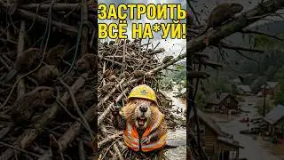 Beaver - the forest Hitler: why does he want to drown all living things?