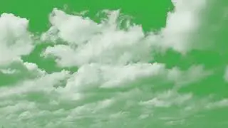 Cloud Green Screen Multi chroma key few Clouds options and Types