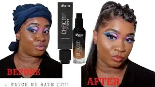 BPERFECT CHROMA COVER FOUNDATION REVIEW | DEMO + SWATCHES ON DARK SKIN | N8 + W11|