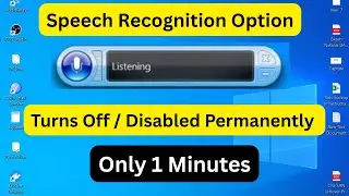 How to Turn Off or Disable Speech Recognition Permanently in Windows 10, 11 & Windows Server