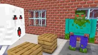 PLAGUE INC CHALLENGE - Funny Horror Minecraft Animation