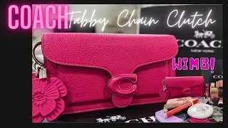 🩷UNBOXING THE TABBY CHAIN CLUTCH IN DRAGON FRUIT 🩷 WHAT'S IN MY BAG 🩷 PERFECT SUMMER BAG!