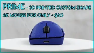 Prime - Asymmetric 3D Printed 4K Mouse for Cheap using Redragon G49 Pro Internals