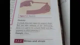 GRADE11 I PHYSICS I ELASTICITY, STRESS AND STRAIN I 21.01.2022|