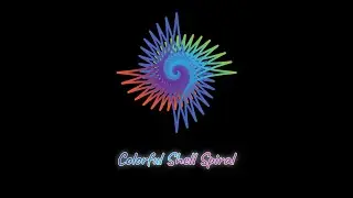 How to Create Colorful Shell Spiral in Adobe Illustrator - Shorts