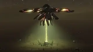 Elite Dangerous Thargoid on the Barnacle forest