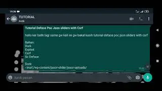 TUTORIAL DEFACE POC JSON SLIDERS with CSRF