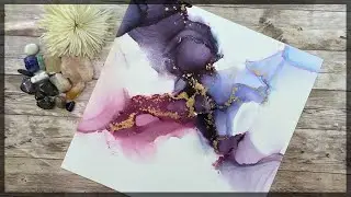 Easy Abstract Painting - A Fun Color Mix!