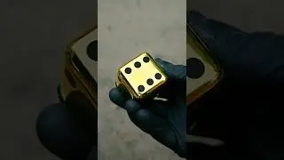 Melting Nuts into Game Dice - Metal Casting