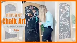 Check Out Kelsey Forbes, REALTOR®'s Office Space Chalk Art Design!