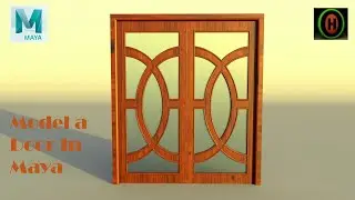 Autodesk Maya| Model a Stylish Wooden Door| M#01