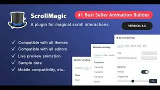 Scroll Magic v3.6 – Scrolling Animation Builder Plugin Nulled