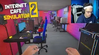ИГРОВОЙ СТРИМ БУСТЕРА | БУСТЕР ИГРАЕТ В INTERNET CAFE SIMULATOR 2 | БУСТЕР СЛЕДИТ ЗА СВОИМ БИЗНЕСОМ