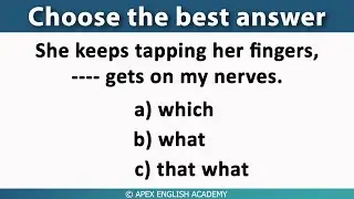 Can You Pass This Mixed English Grammar Quiz (Part 12) ? |  Gap Filling Test | Grammar Test