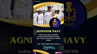 Navy Agniveer SSR MR Final Merit List Out | Navy Final Result 02/2023 #agniveernavy #navyresult2023