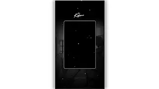 Template Video Background Full Screen | light Effect | Kinemaster Template Black Screen Status