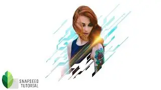 Create An Abstract Portrait In Snapseed | Snapseed Editing