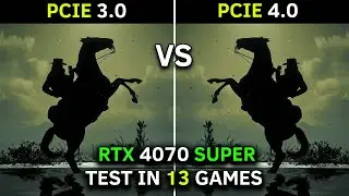 RTX 4070 SUPER | PCIe 3.0 vs PCIe 4.0 | Test In 13 Games at 1440p