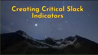 Creating Critical Slack Indicators in MS Project