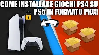 HOW TO INSTALL PS4 GAMES ON PS5 IN PKG FORMAT!