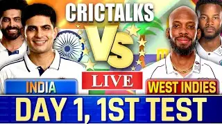Live: India vs West Indies, 1st Test Day 1 Cricket Live Match Today,Team Scores & Commentary