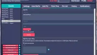 Using the Pinterest Platform in Mass Planner