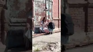 Летняя готическая фотосессия в Парамоновских складах в Ростове на Дону