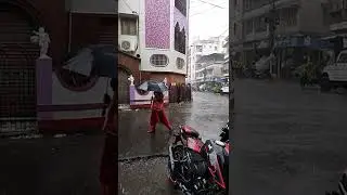 Kali pujote bristi | পুজোতে বৃষ্টি বারাসাতে | বৃষ্টি |